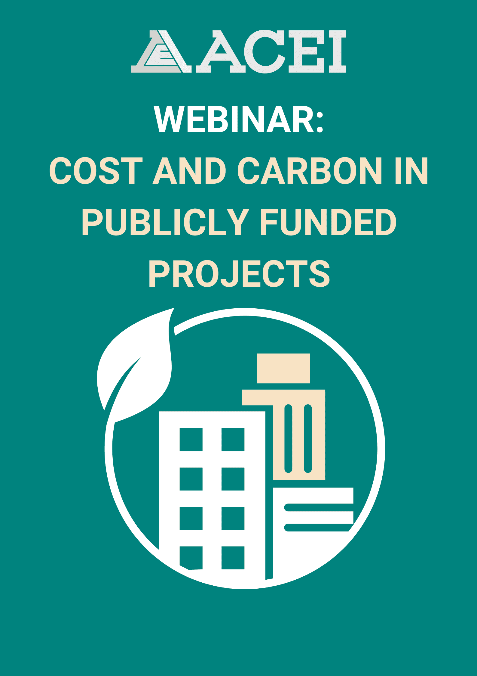 Webinar: Cost and Carbon in Publicly Funded Projects - ACEI